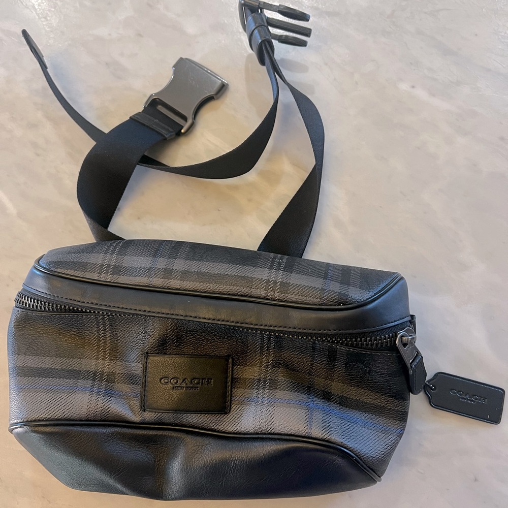 Coach leather fanny pack